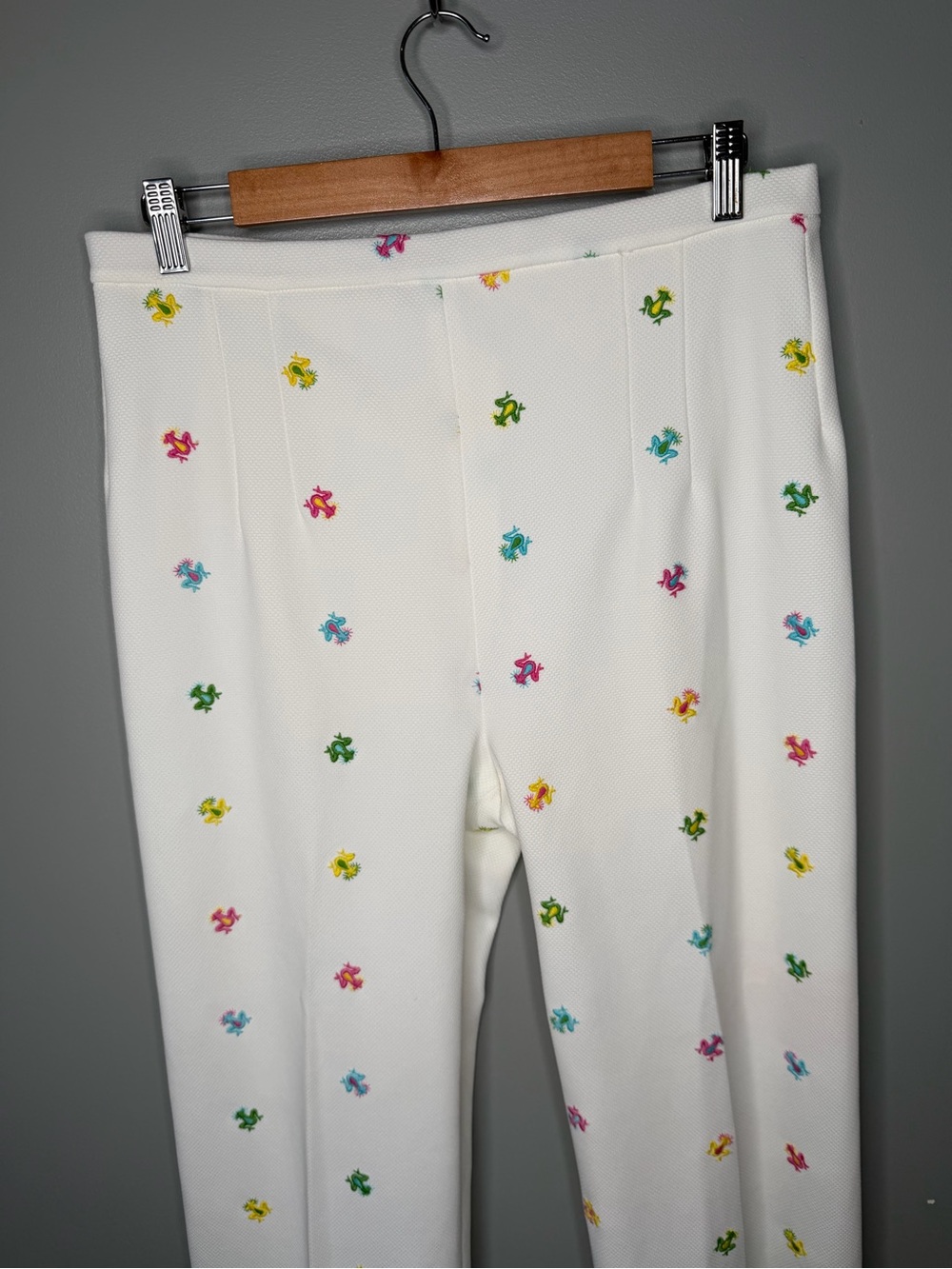 J. B. Horgan California Vintage 80s Rainbow Psychedelic Frog Novelty Pants - Picture 4 of 11